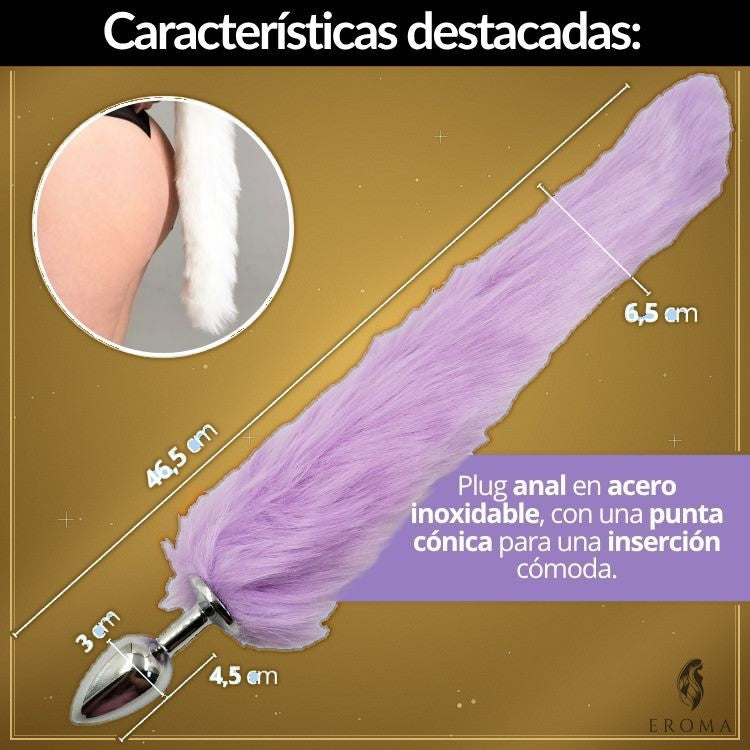 Plug Anal Cola Zorro Talla M - vista 2