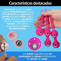 Kit 3 Bolas Kegel con Peso en Silicona - vista 2