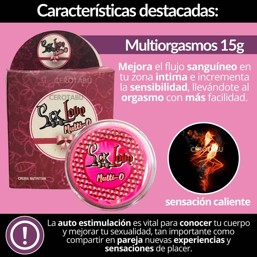 Lubricante Multiorgasmo Love 15g - vista 3