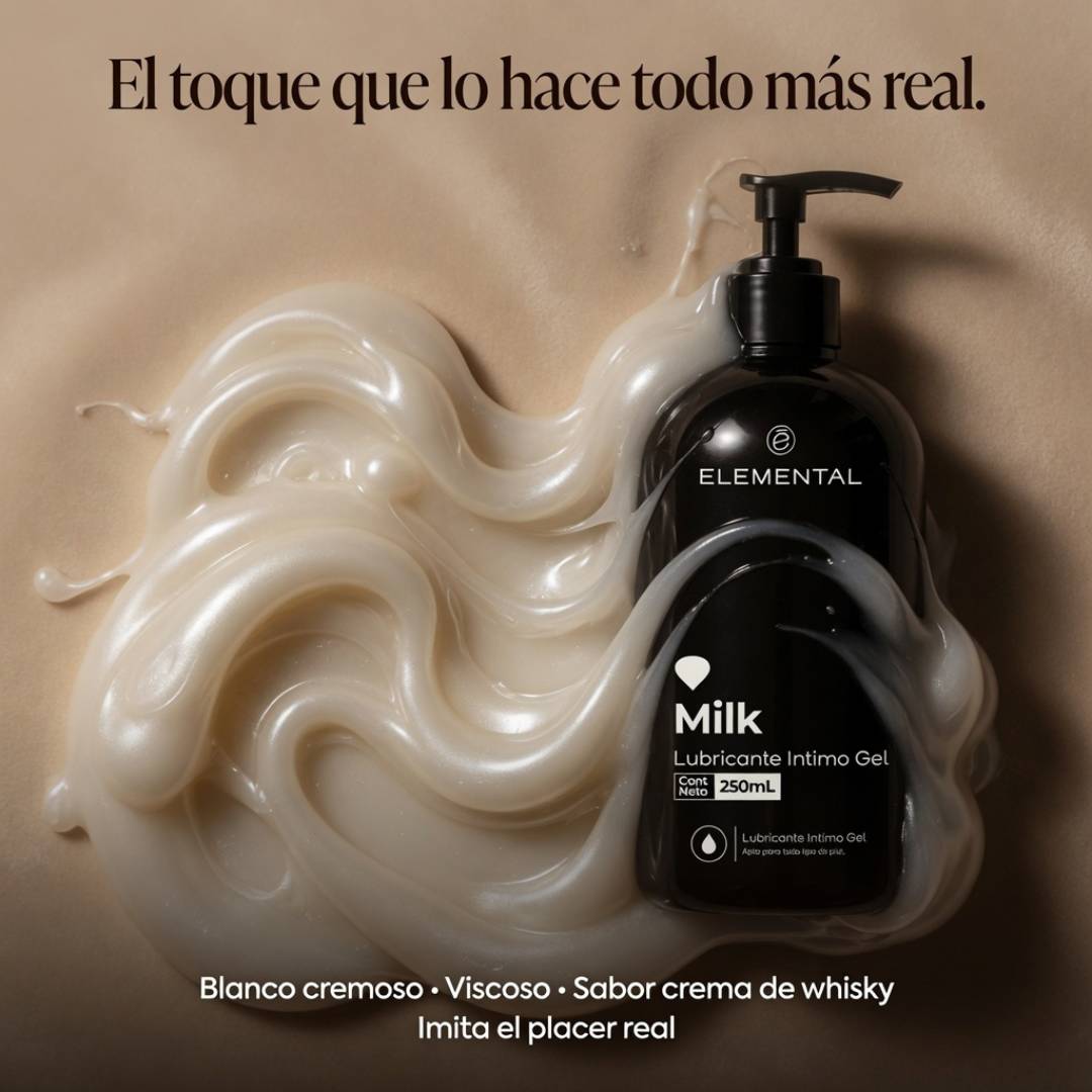 Lubricante Milk Whisky 250ml Realista - vista 3