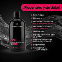 Lubricante Anal Elemental Kiwi 120ml - vista 2