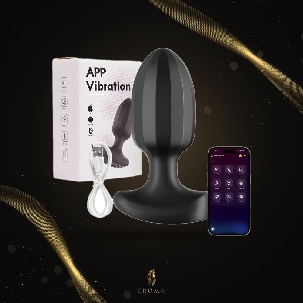 Plug Anal Vibrador Prostático con App