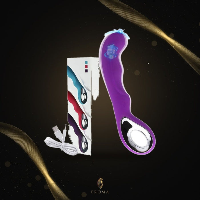 Vibrador Recargable Dildo Morado