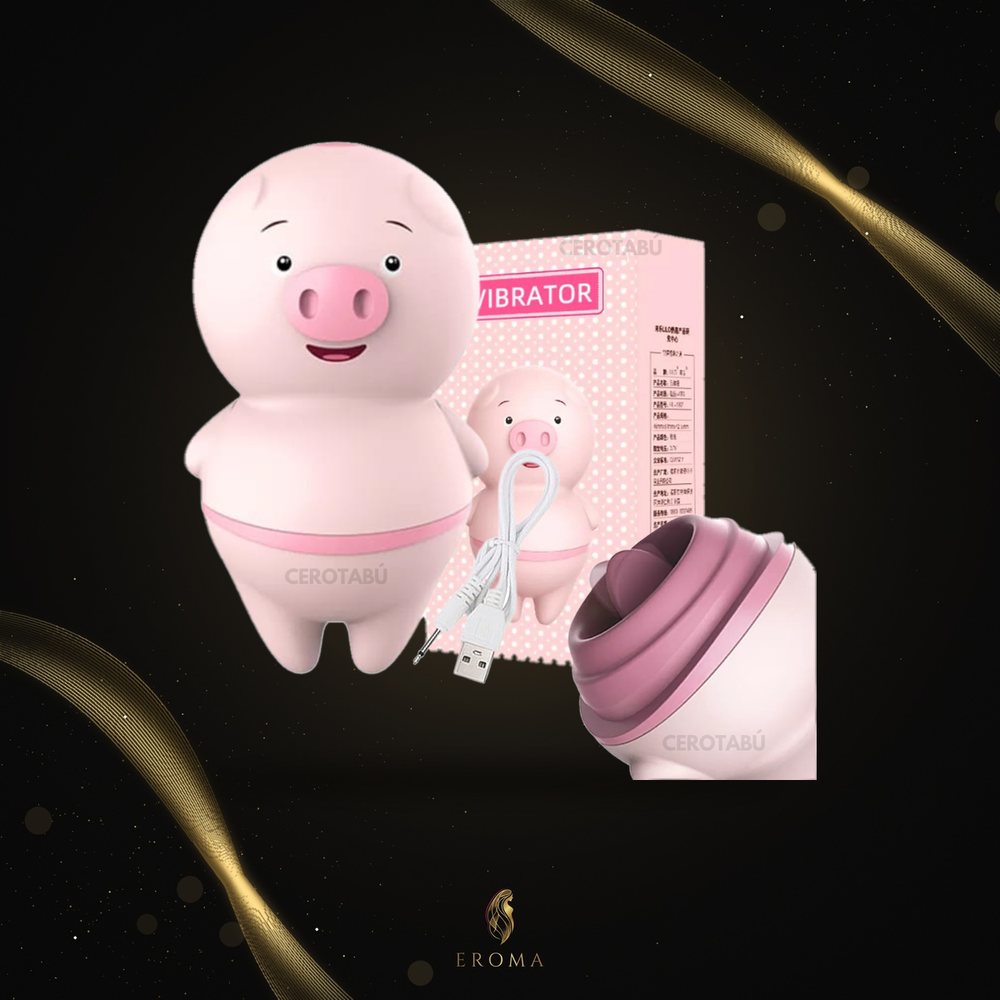 Vibrador Clítoris Mini Pig con Lengua