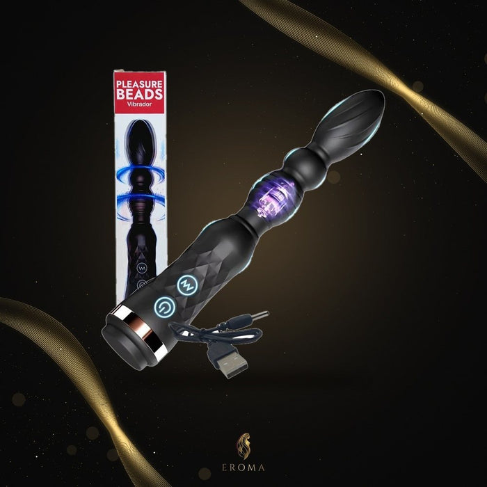 Vibrador Anal Vaginal Beads