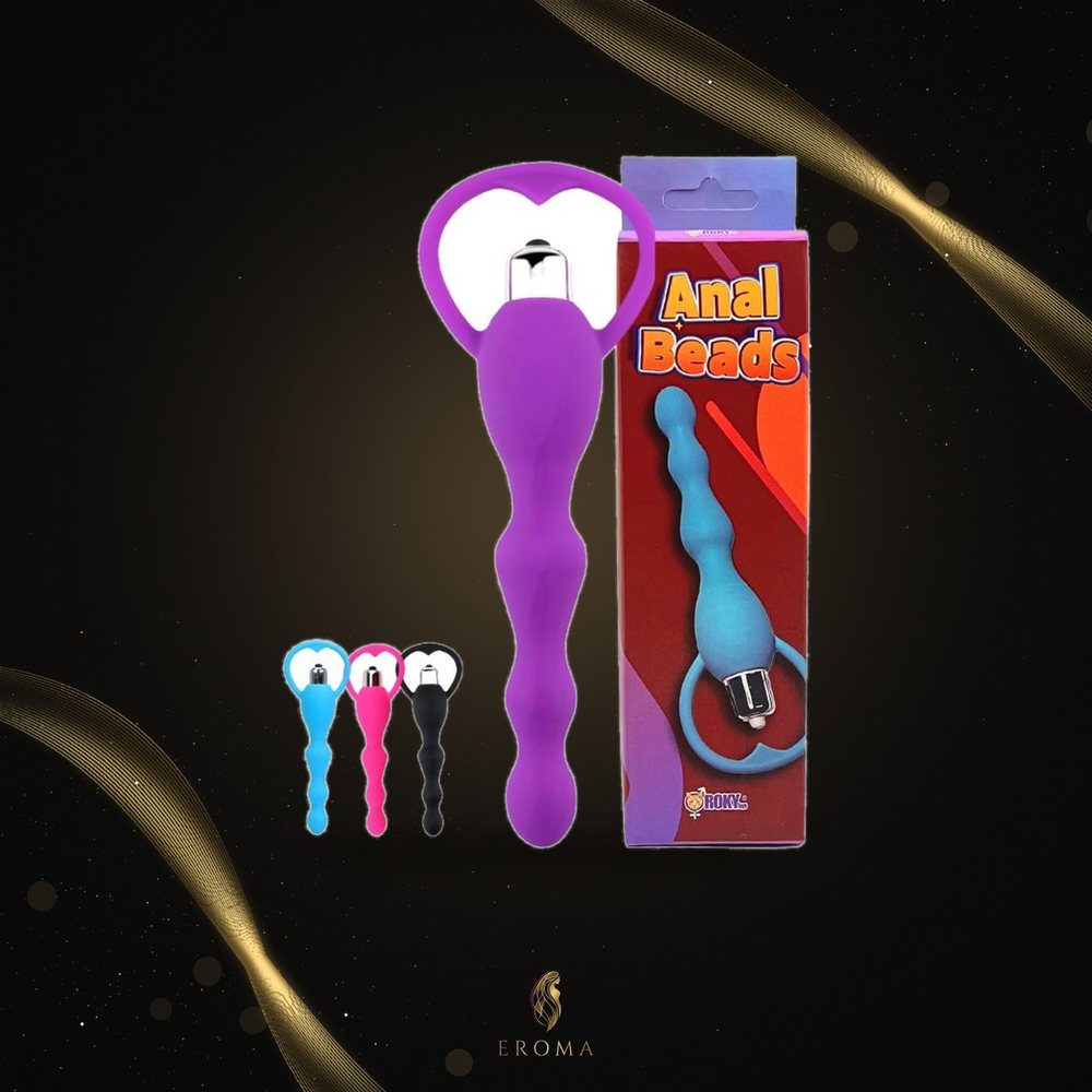Vibrador Anal Unisex con Perlas