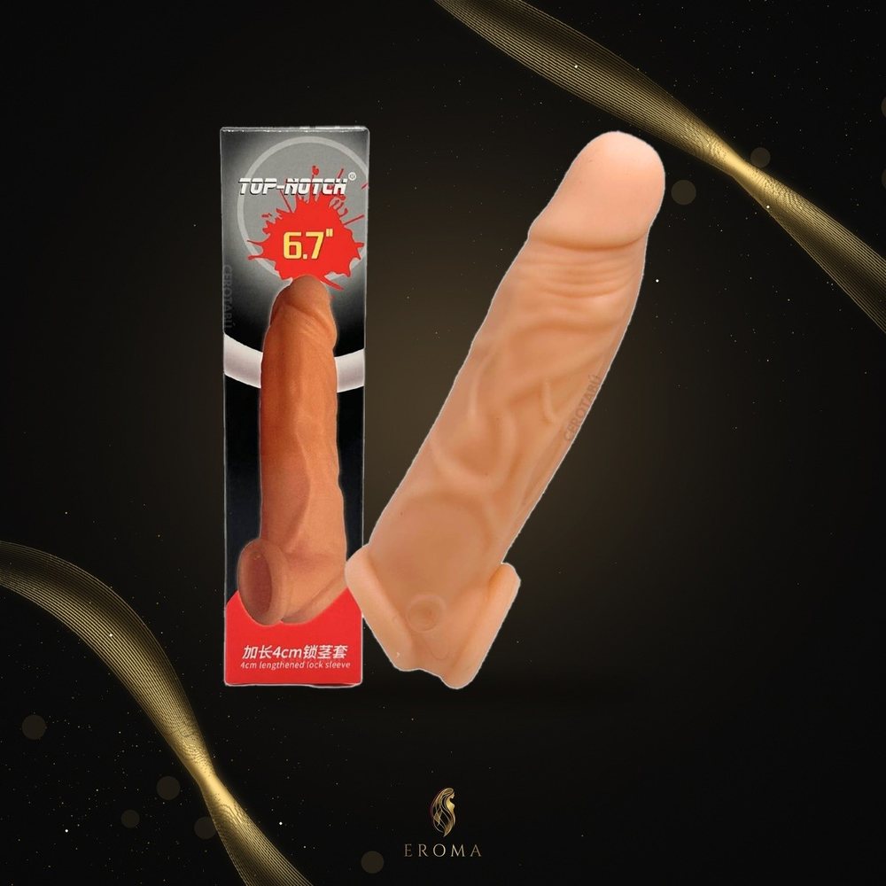 Funda Pene Realista Retardante 17cm
