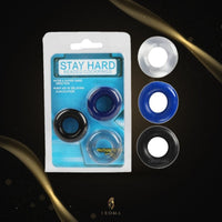 Kit 3 Anillos Retardantes Stay Hard