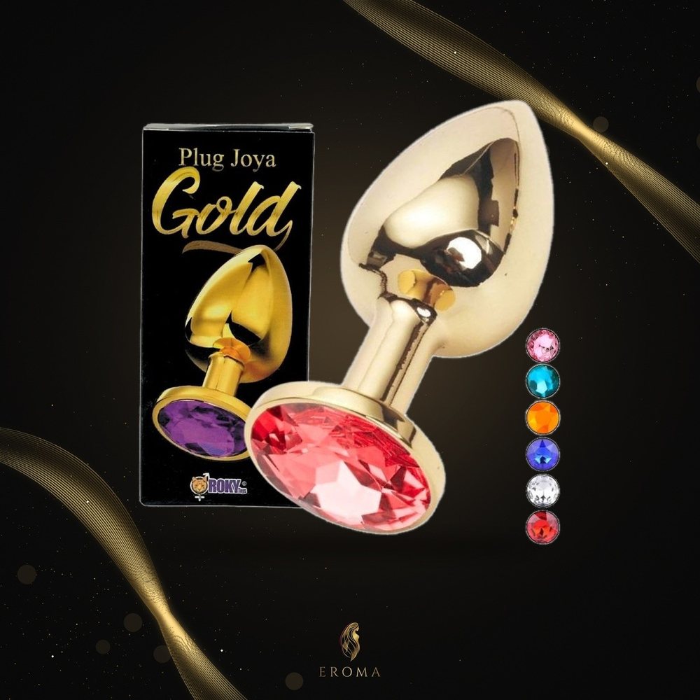 Plug Anal Acero Dorado Talla L