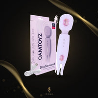 Vibrador 2 en 1 Masajeador de Clítoris