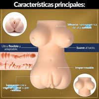Masturbador Masculino Realista Doble Cavidad - vista 2