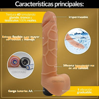 Dildo Vibrador Realista 20 cm Silicona - vista 2