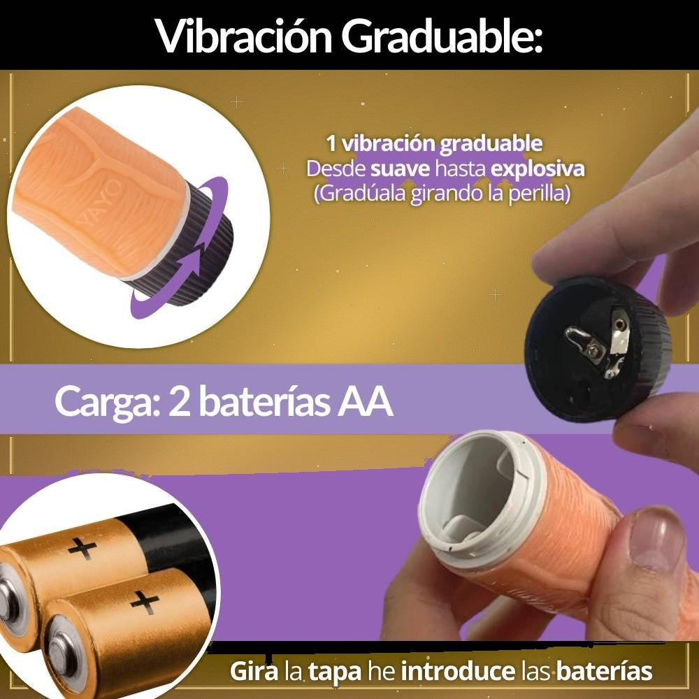 Vibrador Realista Clásico 19 cm - vista 3