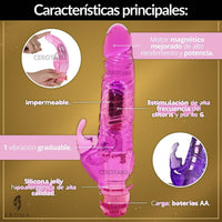Vibrador Rabbit Doble Estimulación 21,5 cm - vista 3