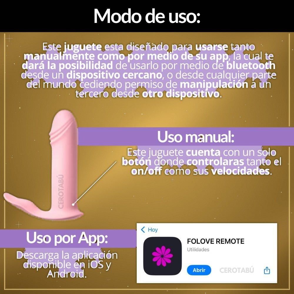Vibrador Doble Estimulación con App - vista 3