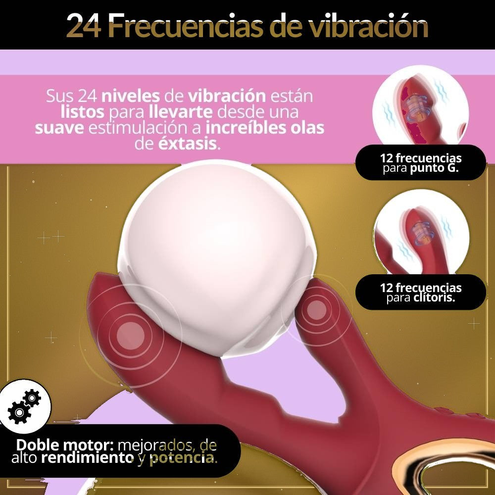 Vibrador Doble Estimulación Premium 12+12 - vista 2