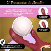 Vibrador Doble Estimulación Premium 12+12 - vista 2