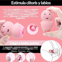 Vibrador Clítoris Mini Pig con Lengua - vista 3