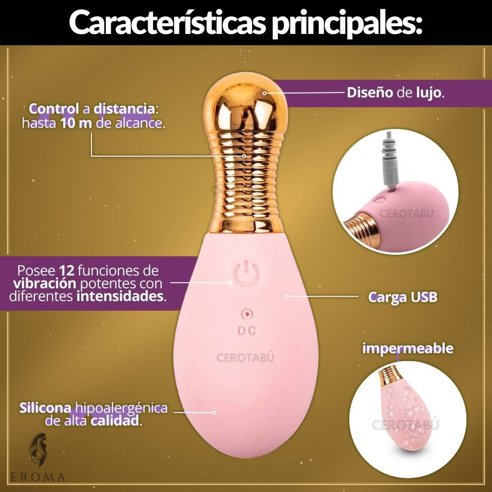 Huevo Vibrador Inalámbrico Control Remoto - vista 3