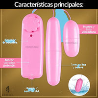 Set Bala y Huevo Vibrador Graduable - vista 2