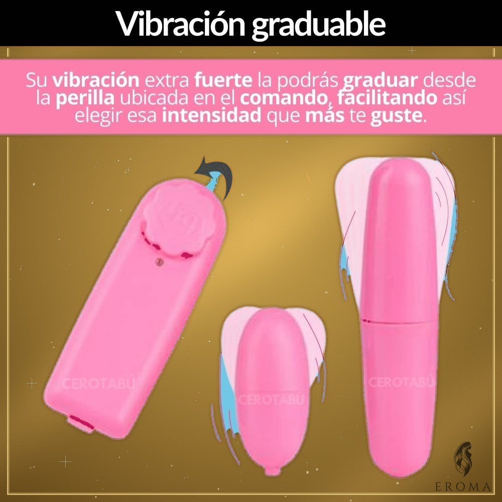 Set Bala y Huevo Vibrador Graduable - vista 3