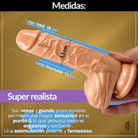 Consolador Silicona Biomédica 18cm - vista 3
