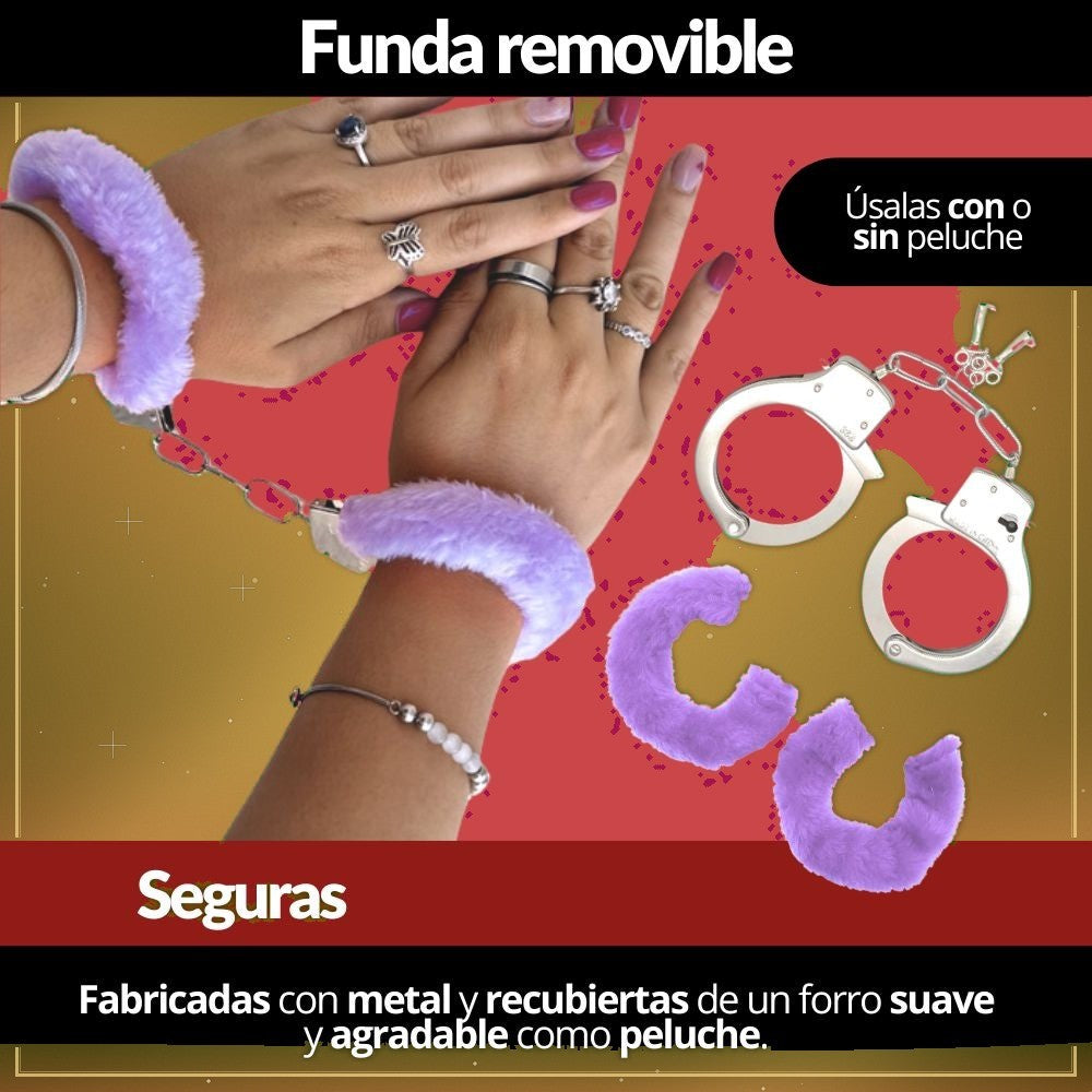 Esposas con Llave Metálicas Rosa - vista 3