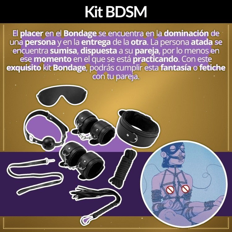 Kit Fetiche BDSM 7 Piezas - vista 4