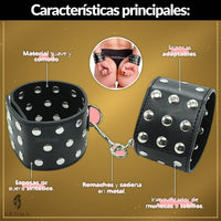 Esposas de Cuero para Sometimiento - vista 3