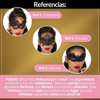 Antifaz de Encaje Tapa Ojos - vista 3