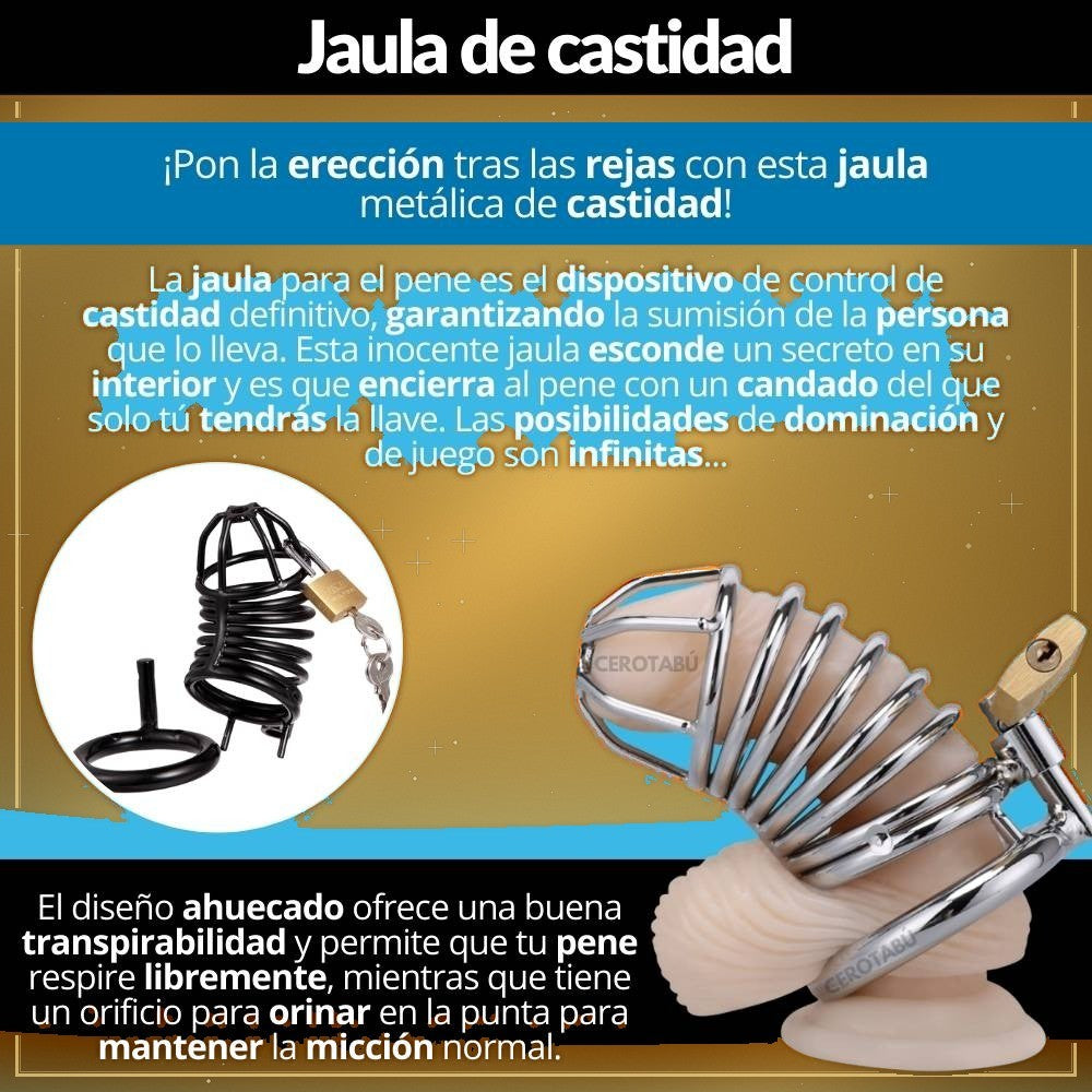 Cinturón de Castidad en Acero - vista 3
