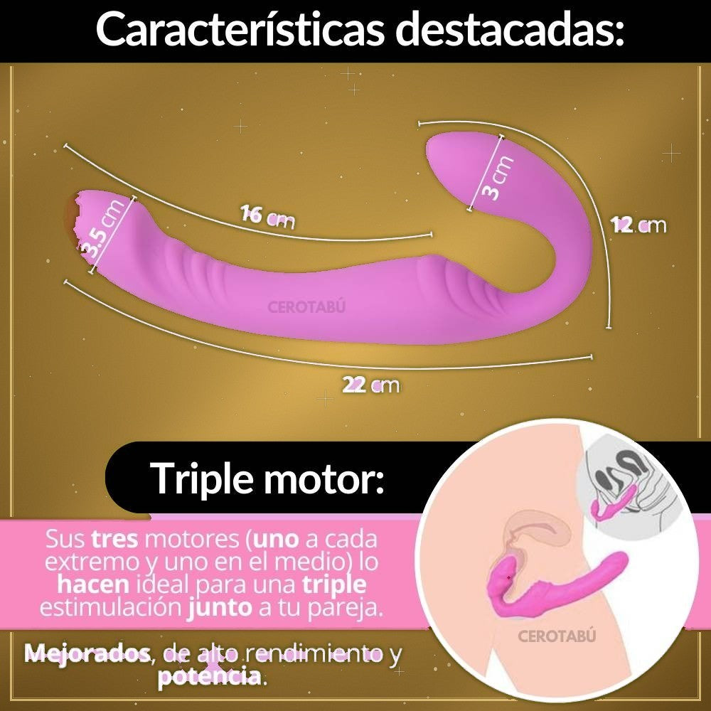 Arnés Vibrador Doble Penetración - vista 2