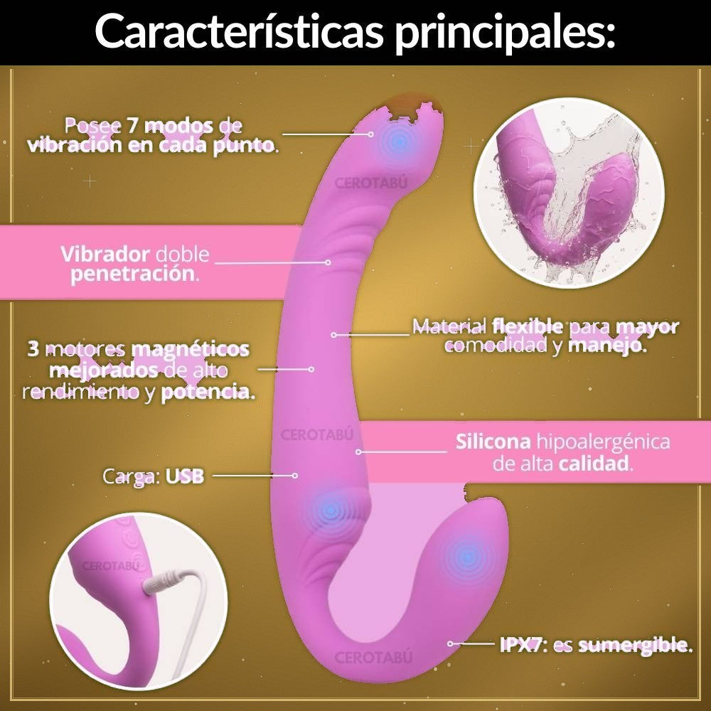 Arnés Vibrador Doble Penetración - vista 3