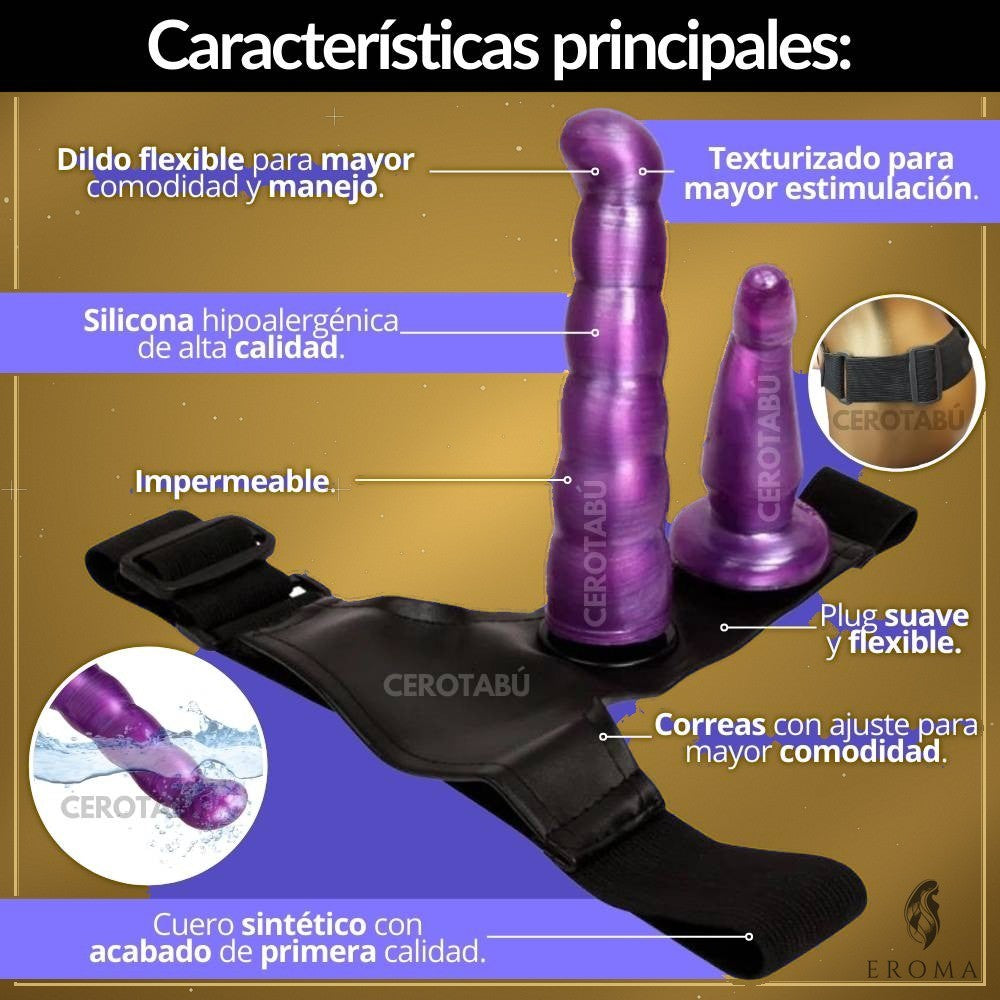 Arnés Doble Dildo Removible - vista 3