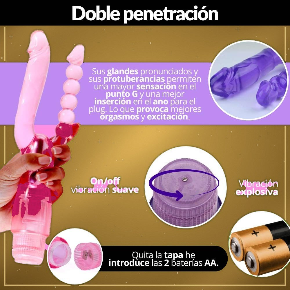 Vibrador Doble Penetración Osiris - vista 2