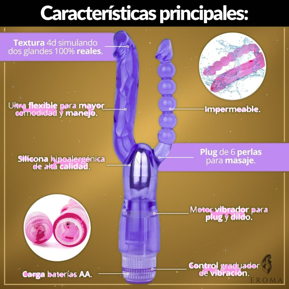 Vibrador Doble Penetración Osiris - vista 3