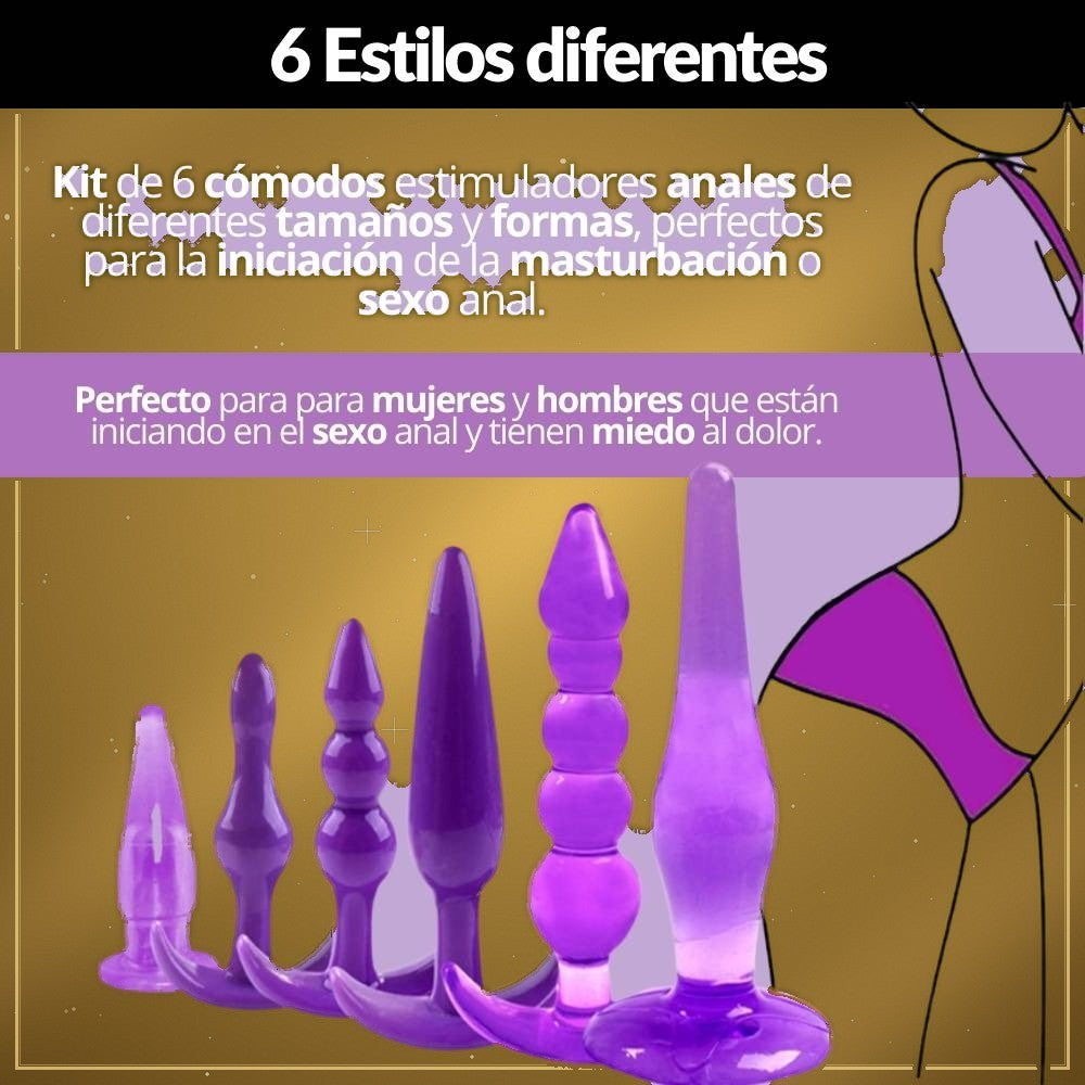 Kit x6 Plugs Anales Progresivos - vista 3