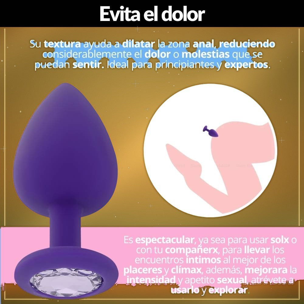 Plug Anal Fucsia Talla M - vista 3
