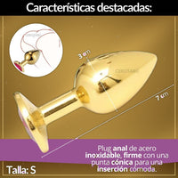Plug Anal Acero Joya Redonda - vista 2