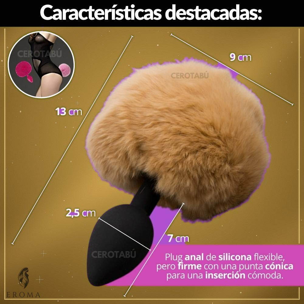 Plug Anal Bunny Silicona Talla S - vista 2