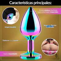 Plug Anal Tornasol Base Redonda - vista 3