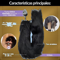 Plug Anal Cola Zorro Talla M - vista 3