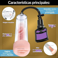 Bomba de Succión Peniana + Masturbador - vista 3