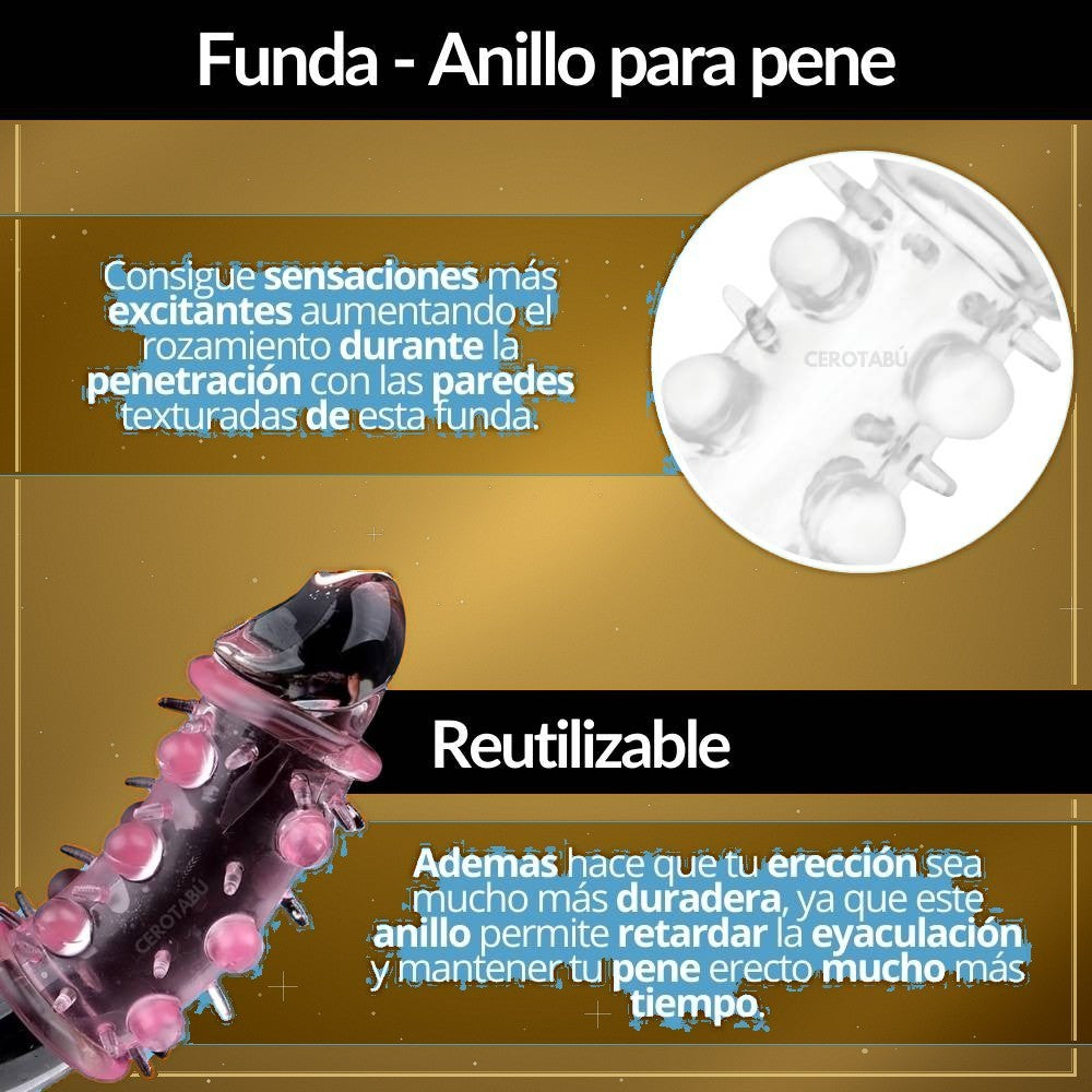 Funda Pene Texturizada Retardante - vista 3