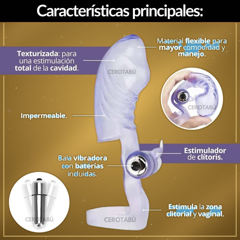Funda para Dedo con Vibración Mantwo - vista 2