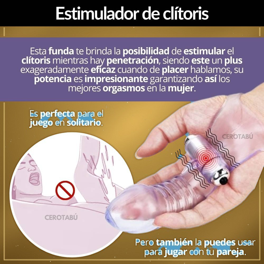 Funda para Dedo con Vibración Mantwo - vista 3