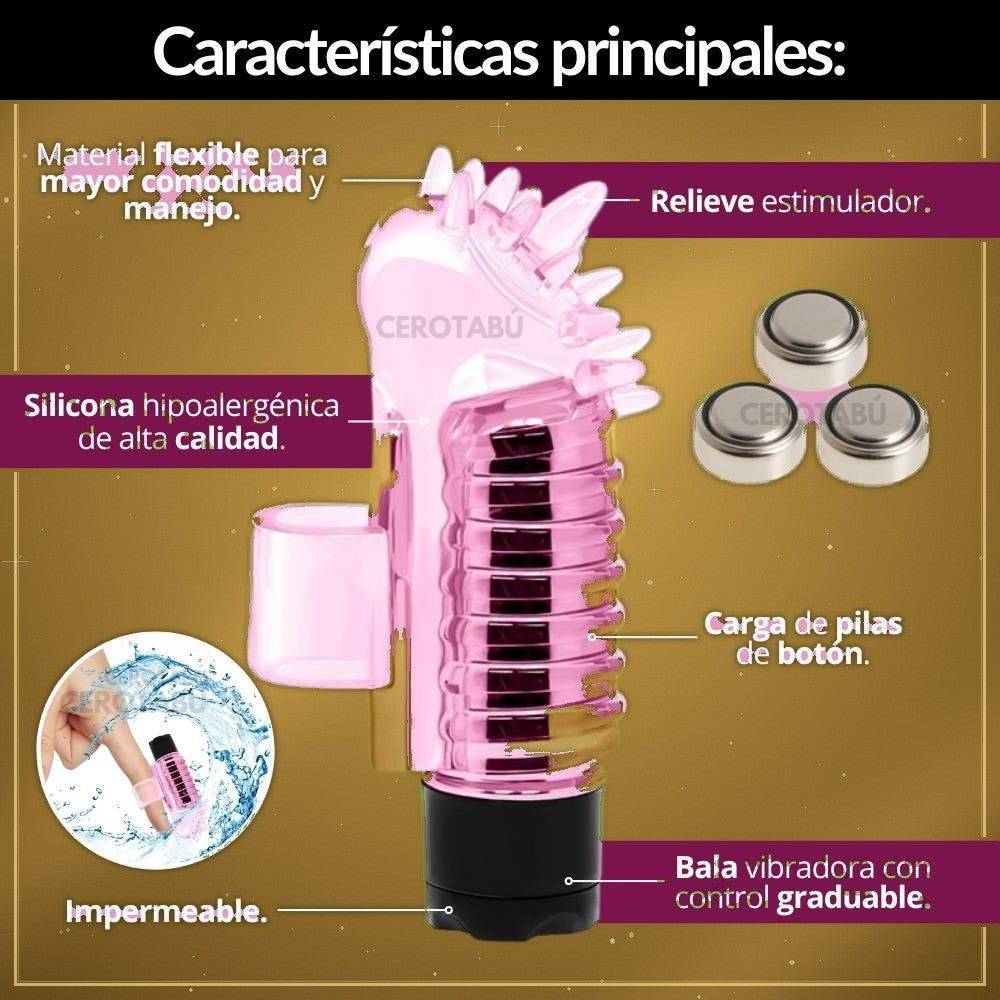 Funda Vibradora para Dedo Texturizada - vista 2