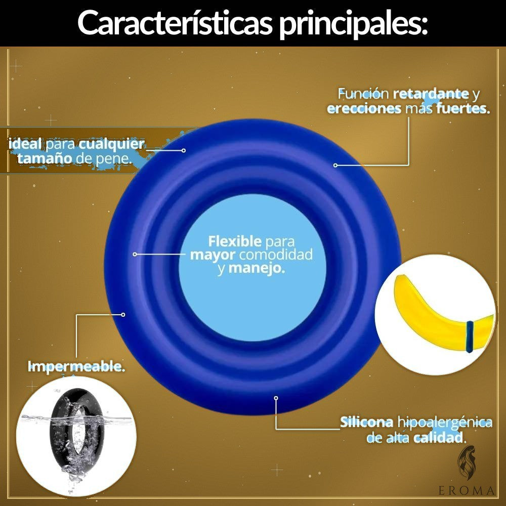 Anillo Retardante para Pene en Silicona - vista 3