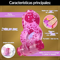 Anillo Vibrador Retardante Doble Estimulación