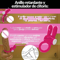 Anillo Vibrador Retardante con Estimulador - vista 2